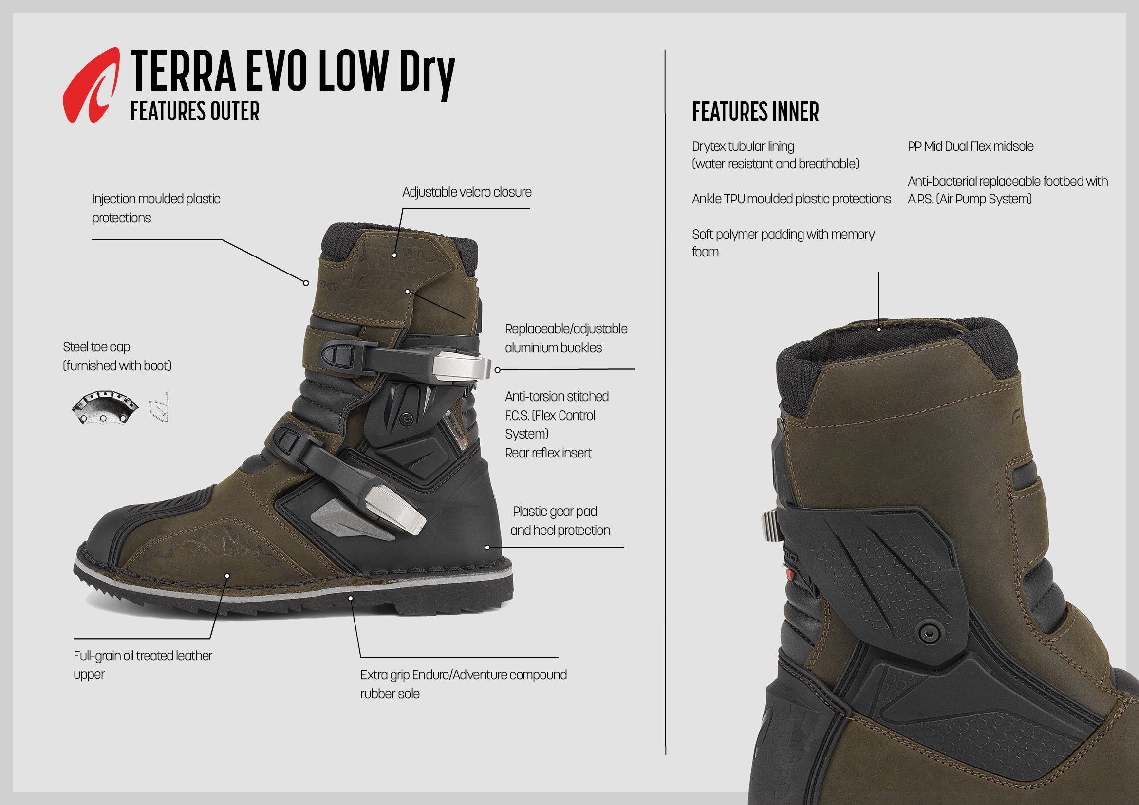 TERRA EVO LOW Dry Formaboots